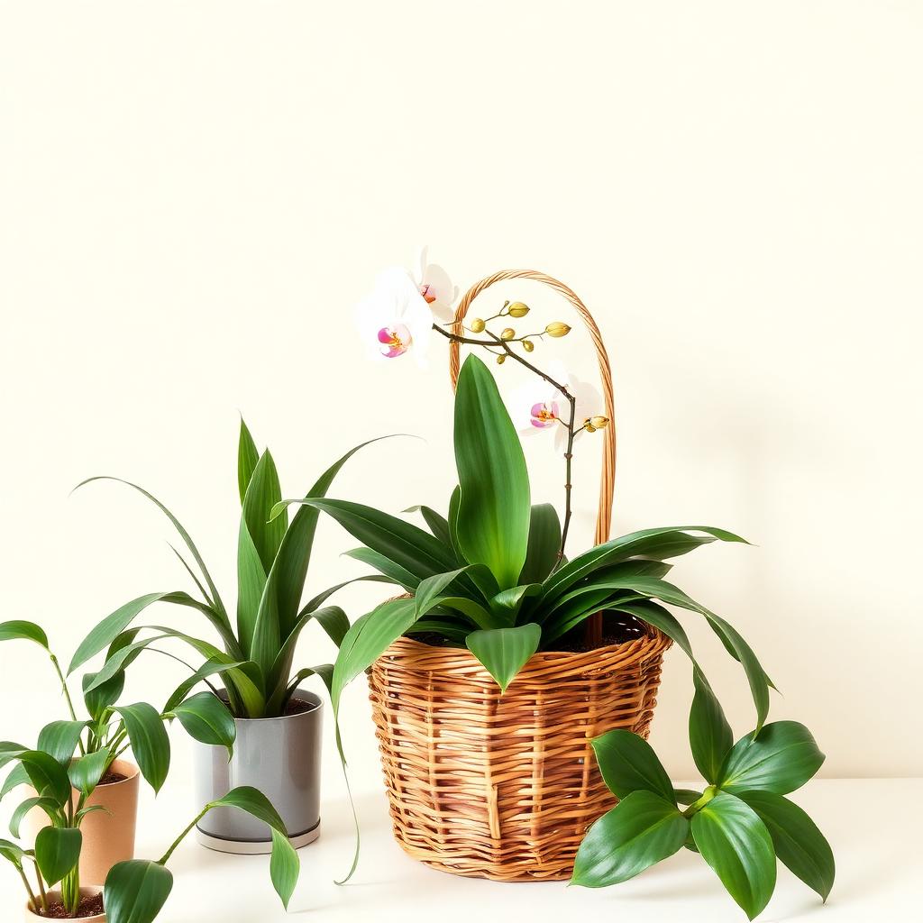 Plantas y cestas